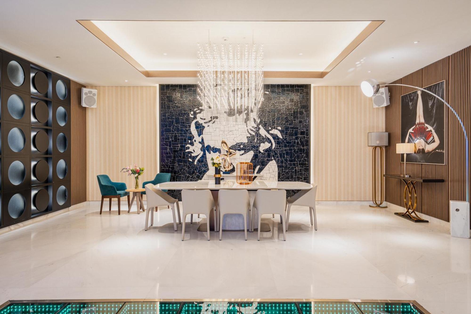 ホテル Five Luxe ドバイ エクステリア 写真 Interior of the restaurant